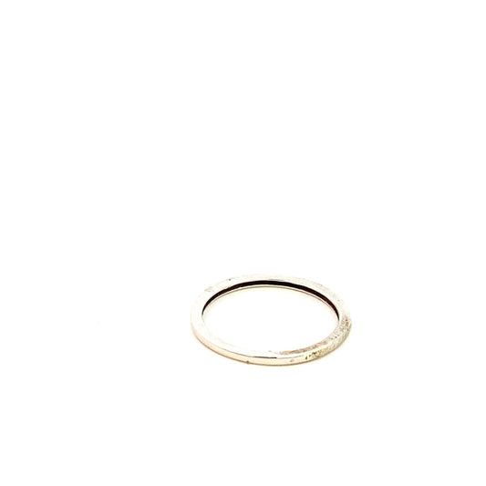 Ring- 1.3mm Plain Polished Wedding Band 14k White Gold - Gaines Jewelers