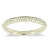 Ring- 14K White Gold Diamond Pave' Ring - Gaines Jewelers