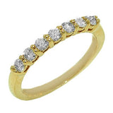 Ring- 14K White or Yellow Gold Diamond Anniversary Ring - Gaines Jewelers