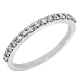 Ring diamond anniversary 14=.18ct 14kt white gold - Gaines Jewelers