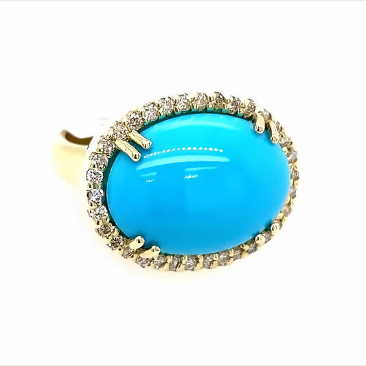 Ring Sleeping Beauty Turquoise - Gaines Jewelers