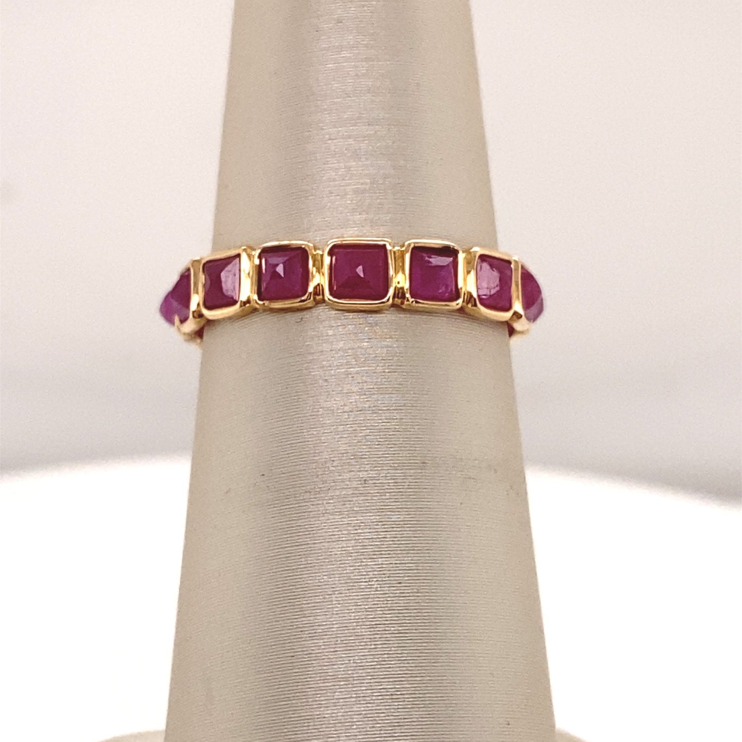 Ring-Sliced Ruby Ring 2.60ct - Gaines Jewelers