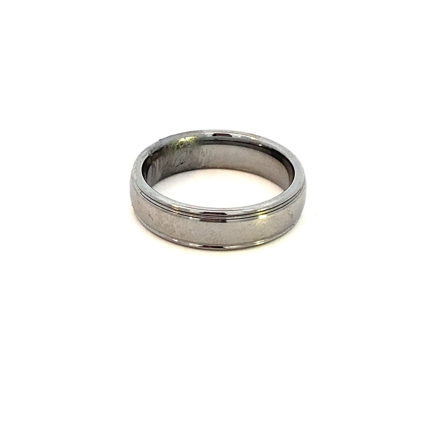 Ring-wed band, tungsten, 6mm - Gaines Jewelers