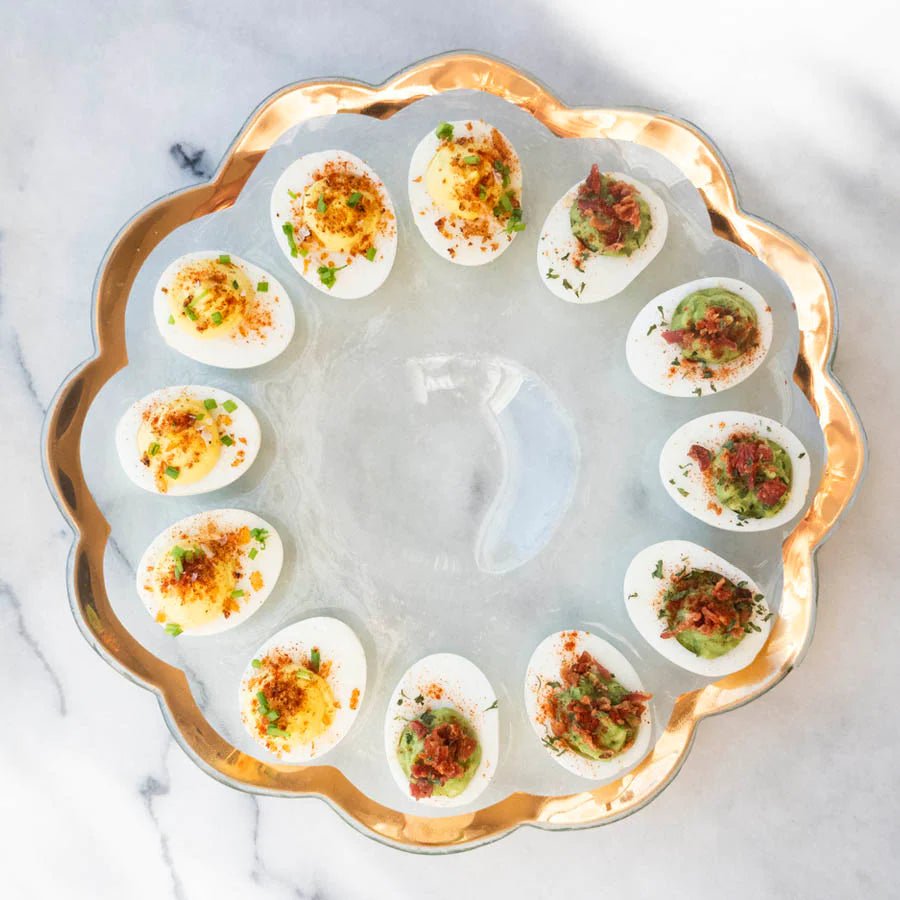 Roman Antique Deviled Egg Platter - Gaines Jewelers