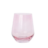 Rose Stemless Wine - Estelle Colored Glass - Gaines Jewelers