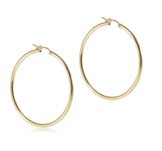 Round Gold 2" Hoop - Gaines Jewelers