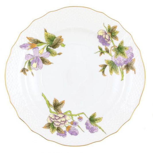 Royal Garden Peonies Salad Plate Multicolor - Gaines Jewelers