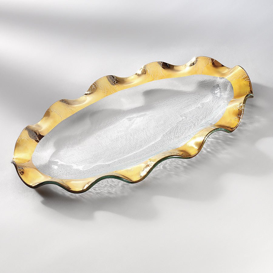 Ruffle Oval Platter - Gaines Jewelers