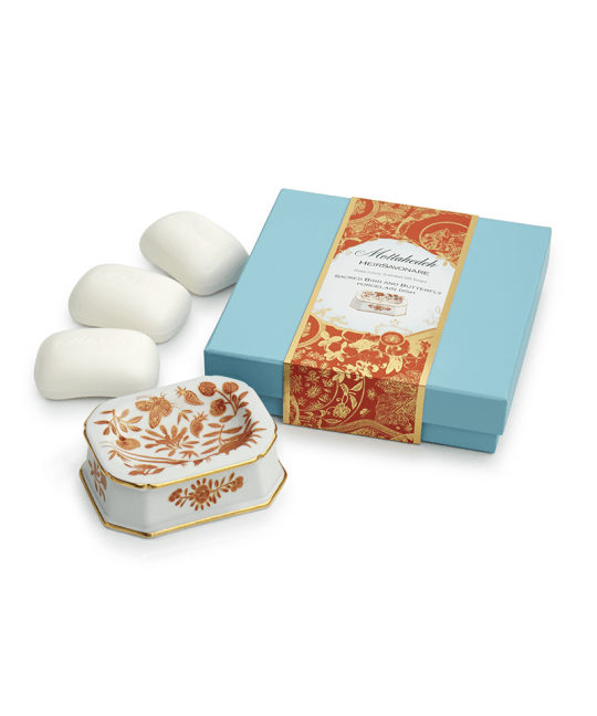 SACRED BIRD & BUTTERFLY HEIRSAVONARE GIFT SOAP SET - Gaines Jewelers