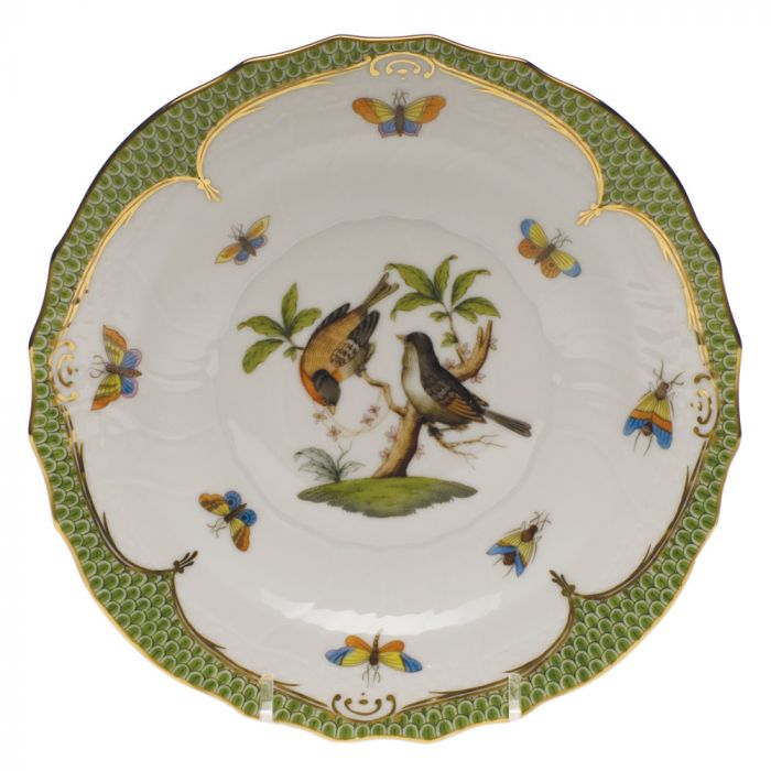 Salad Plate Multicolor Motif 12-Rothschild Bird - Gaines Jewelers