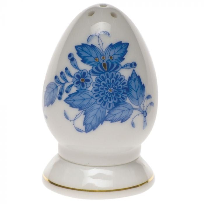 Salt Shaker Multi Hole Blue Chinese Bouquet - Gaines Jewelers