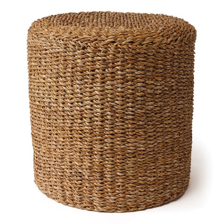 Seagrass Round Pouf - Gaines Jewelers
