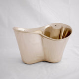 SIERRA MODERN Double Ice Bucket (Gold) - Gaines Jewelers