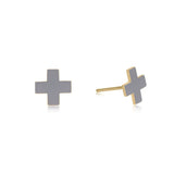 Signature Cross Gold Stud - Gaines Jewelers