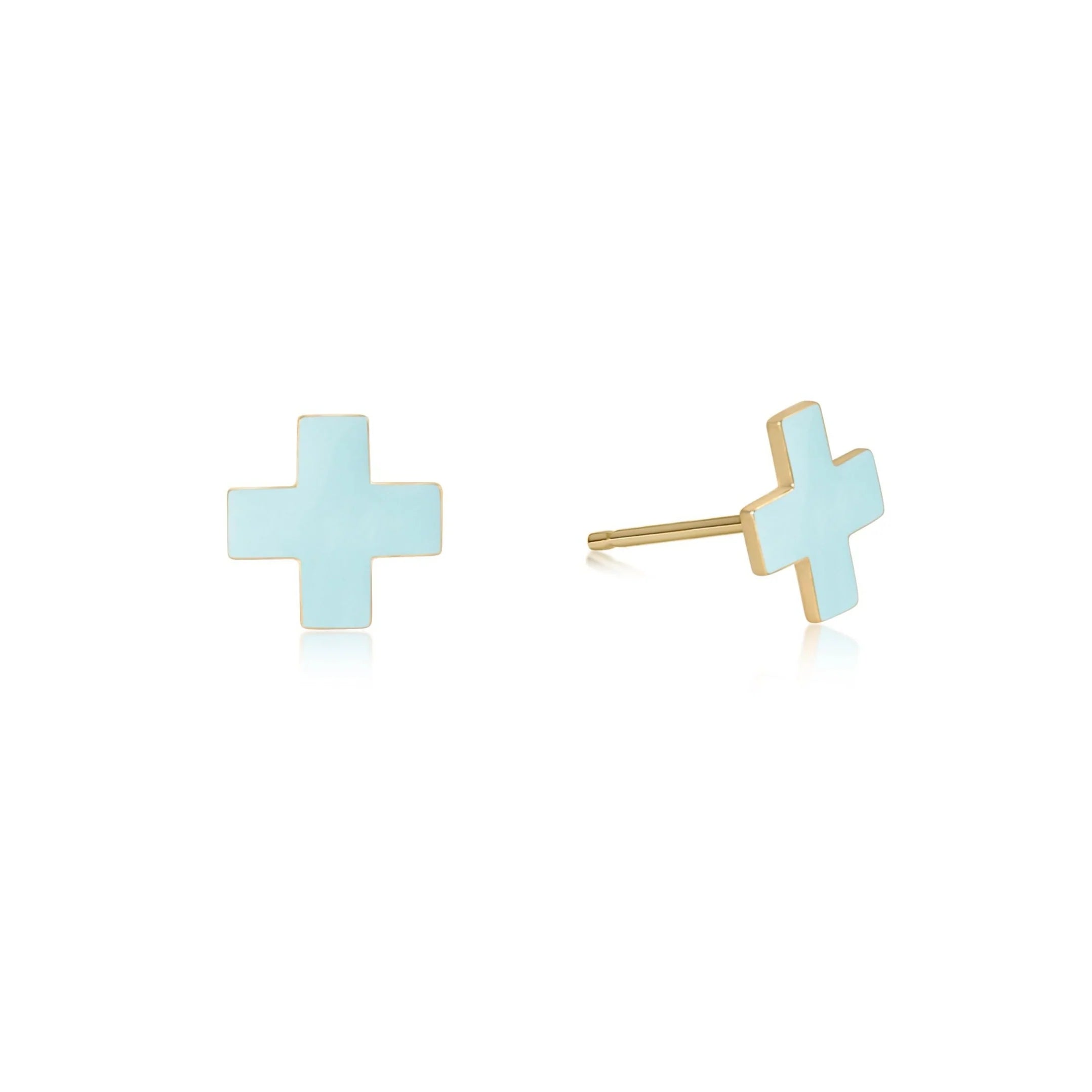 Signature Cross Gold Stud - Gaines Jewelers