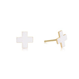 Signature Cross Gold Stud - Gaines Jewelers