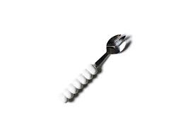 Signature White Knob Serving Fork - Gaines Jewelers