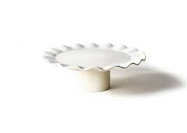 Signature White Ruffle 14in Cake Stand - Gaines Jewelers