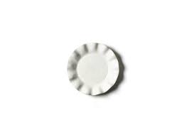 Signature White Ruffle Salad Plate - Gaines Jewelers