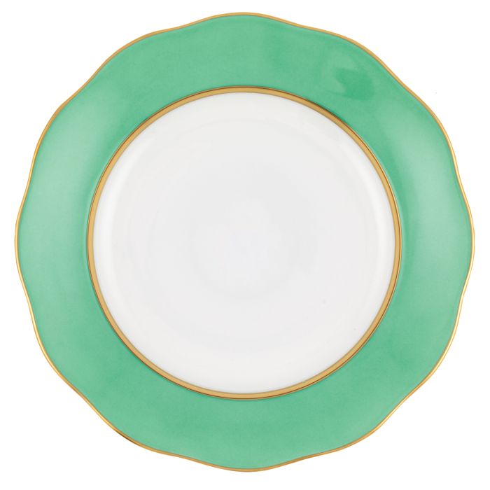 Silk Ribbon Dessert Plate - Mint - Herend - Gaines Jewelers