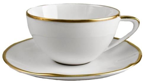 Simply Elegant Gold Tea Saucer - Gaines Jewelers