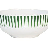 Sitio Stripe Cereal/Ice Cream Bowl - Basil - Gaines Jewelers