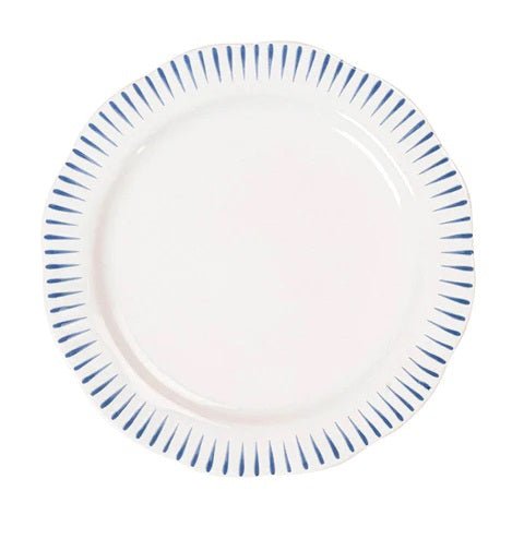 Sitio Stripe Dessert/Salad Plate - Delft Blue - Gaines Jewelers