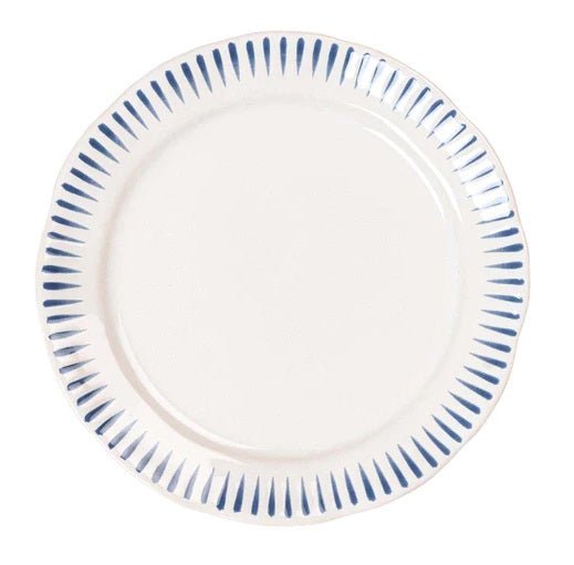 Sitio Stripe Dinner Plate - Delft Blue - Gaines Jewelers