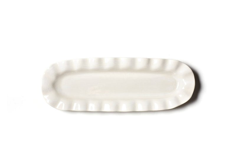 Skinny Tray Signature White Ruffle - Gaines Jewelers