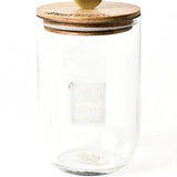 Small Mini Wooden Lid Glass Jar - Gaines Jewelers