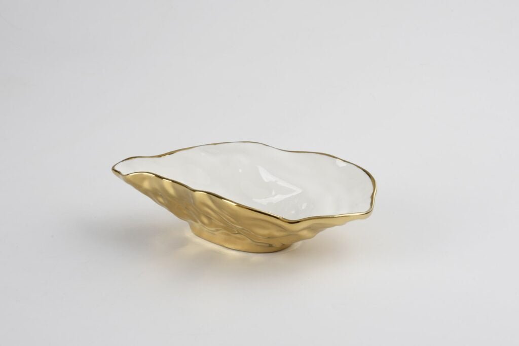 Small Oyster Bowl Gold- Pampa Bay - Gaines Jewelers