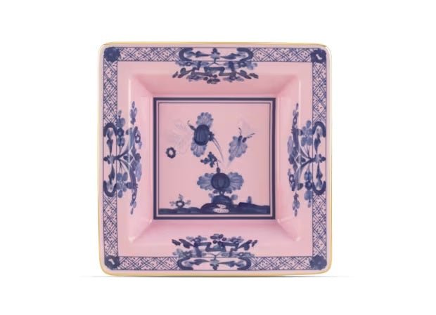 Small Square Change Tray Azalea Oriente Italiano - Gaines Jewelers