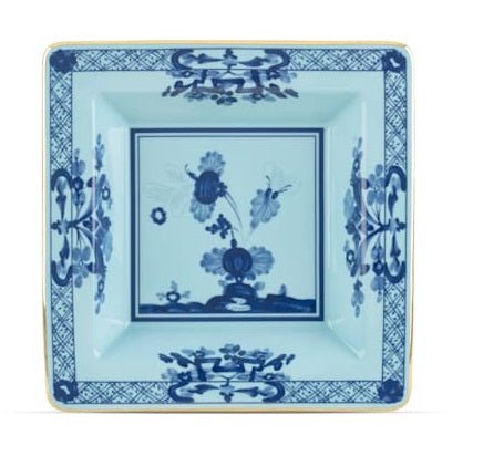 Small Square Change Tray Iris Oriente Italiano - Gaines Jewelers