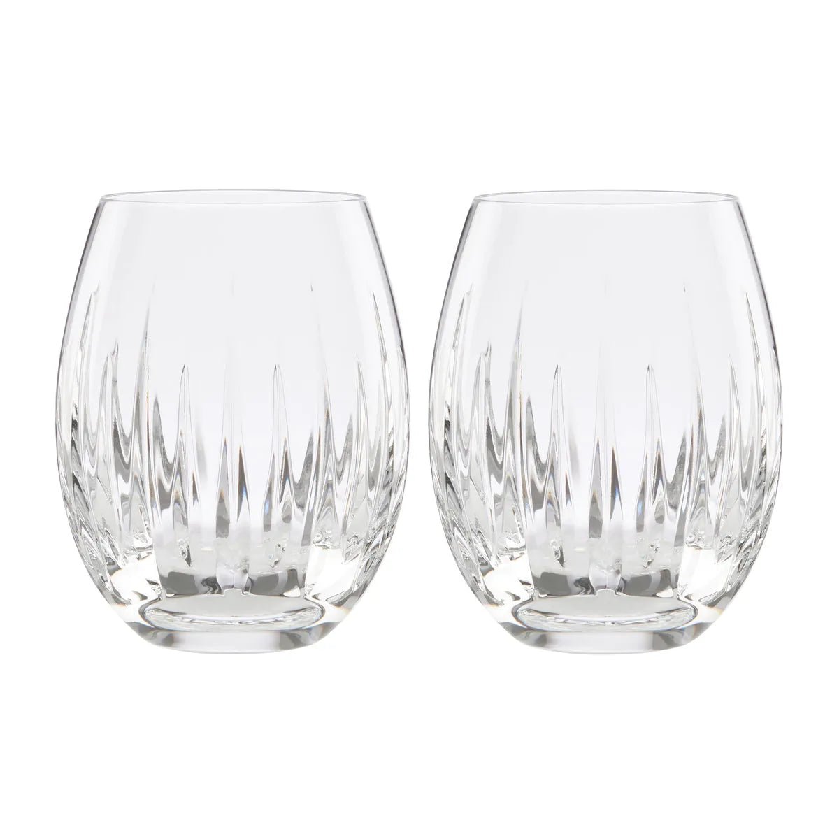 Soho 2pc Stemless Wine Glass Set - Gaines Jewelers