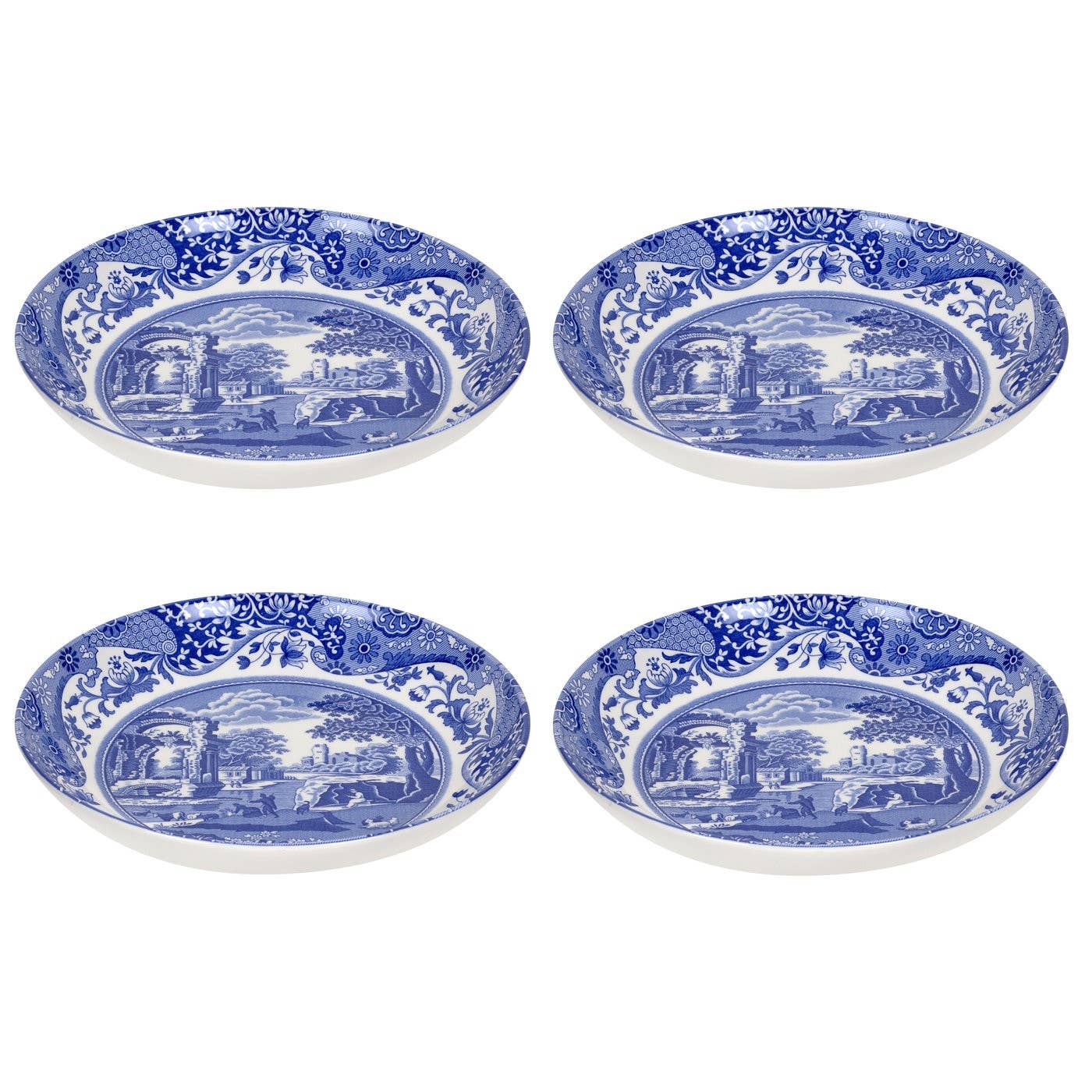 Spode - Spode Blue Italian Pasta Bowl 9" - Gaines Jewelers