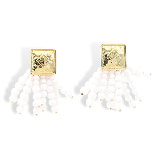 Square Icon Beaded Earrings - Gaines Jewelers