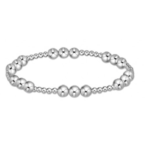 Sterling Classic Joy Pattern Bead Bracelet - Gaines Jewelers