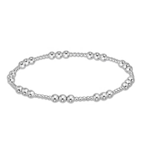 Sterling Classic Joy Pattern Bead Bracelet - Gaines Jewelers