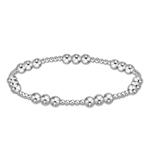 Sterling Classic Joy Pattern Bead Bracelet - Gaines Jewelers