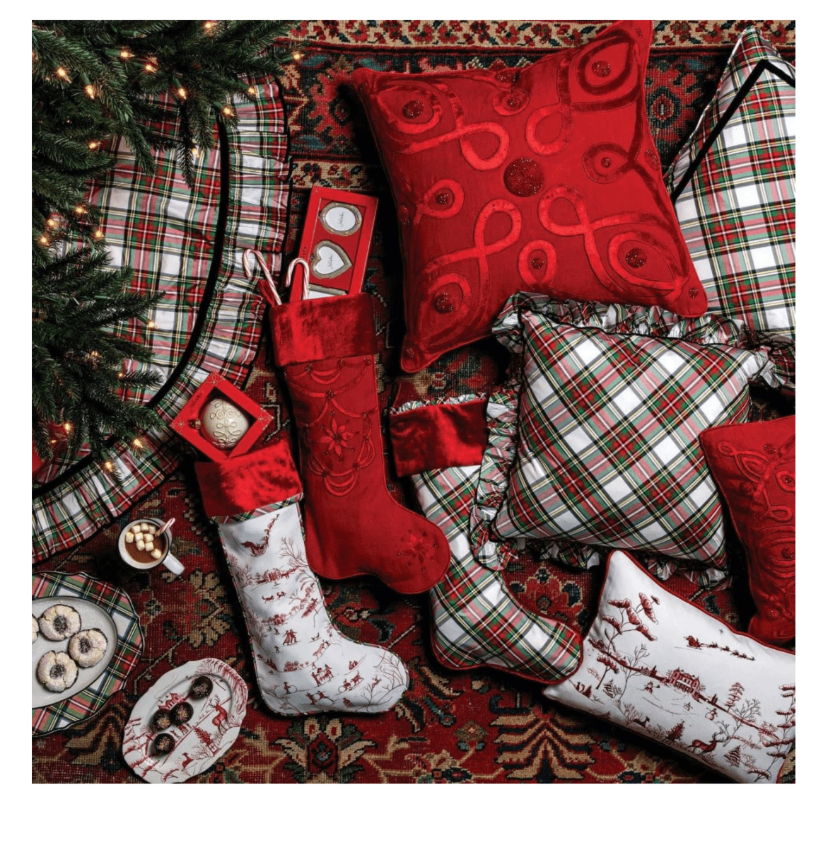 Stewart Tartan Pillow 22 in - Gaines Jewelers