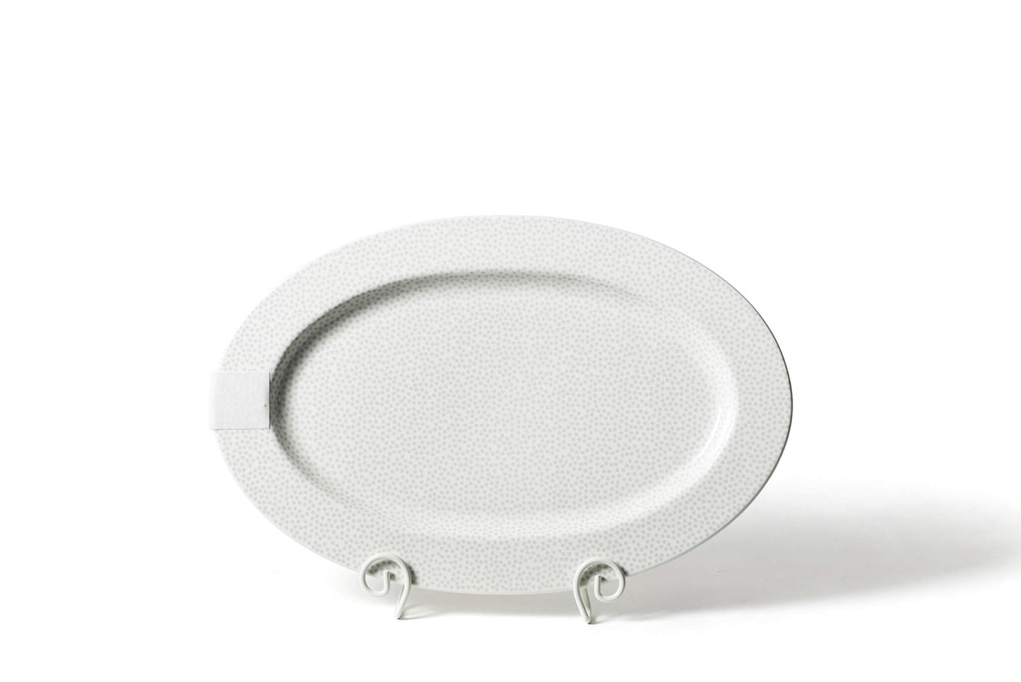 Stone Small Dot Big Entertaining Oval Platter - Gaines Jewelers