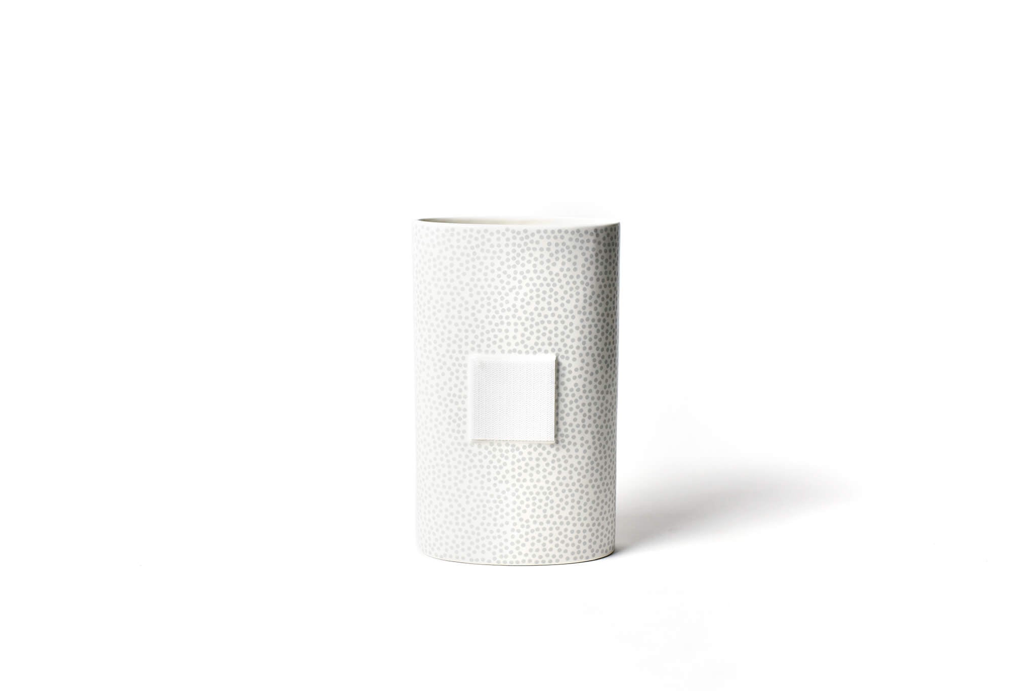 Stone Small Dot Big Oval Vase - Gaines Jewelers