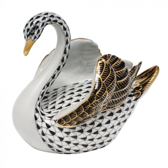 Swan - Black - Gaines Jewelers
