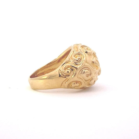 Swirl Design Dome Ring - Gaines Jewelers