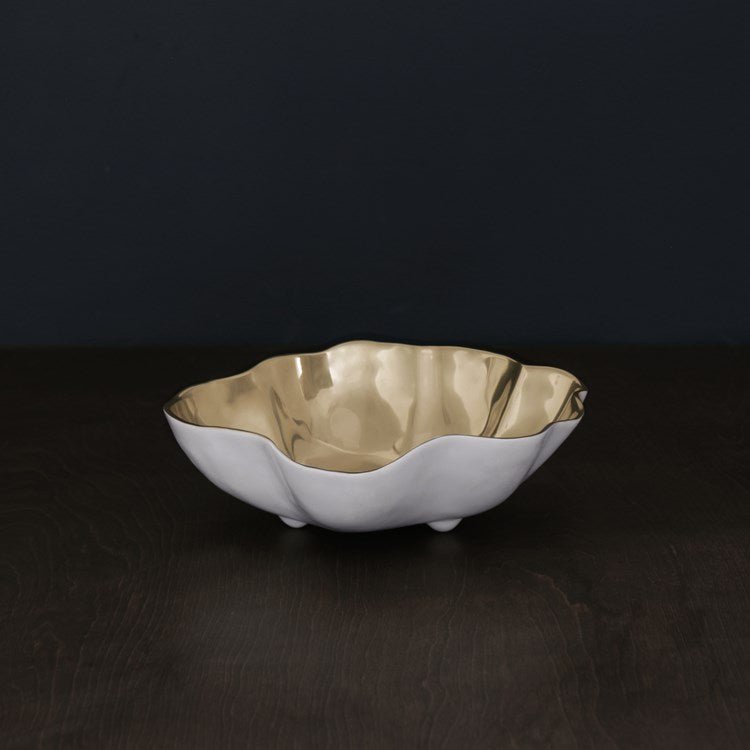 THANNI Soho Onyx Medium Bowl - White and Gold - Gaines Jewelers