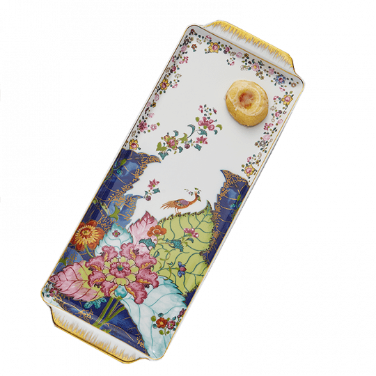 Tobacco Leaf Dessert Tray - Gaines Jewelers