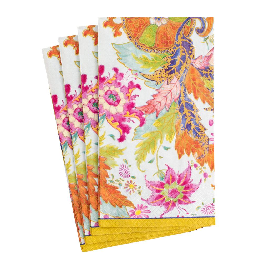 Tobacco Leaf Paper Guest Towel Napkins in Ivory - 15 Per Package - Gaines Jewelers