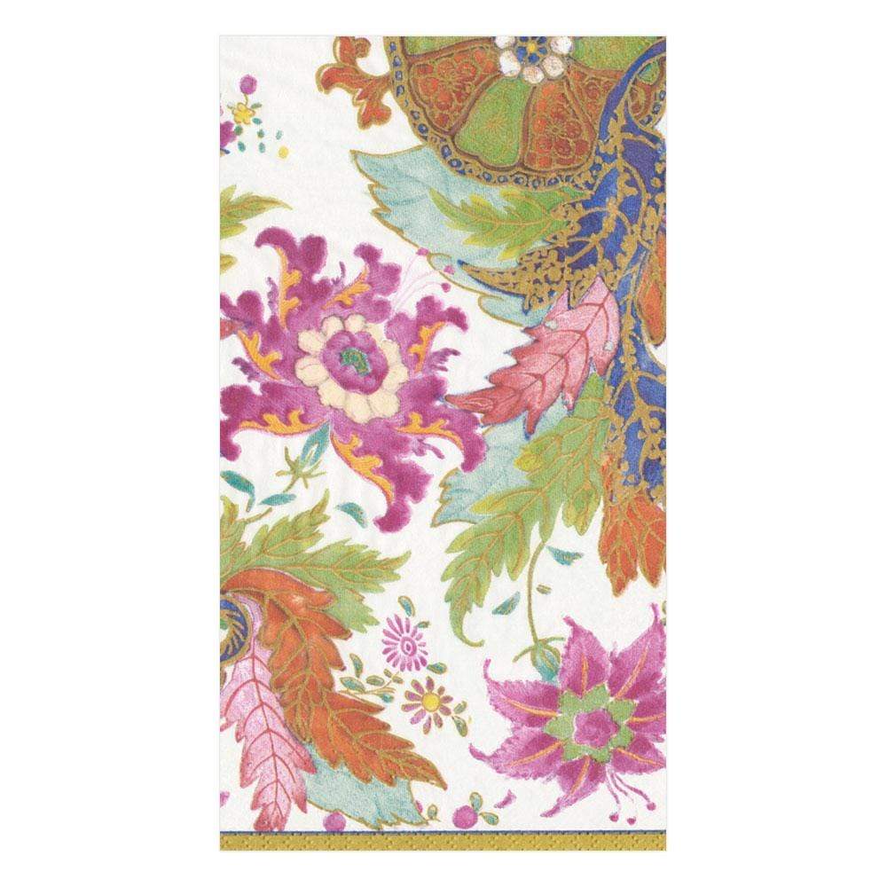 Tobacco Leaf Paper Guest Towel Napkins in Ivory - 15 Per Package - Gaines Jewelers