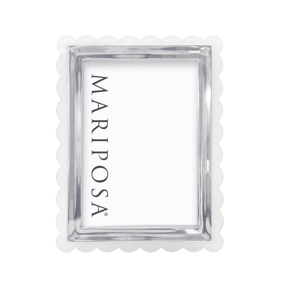 Translucent Acrylic Scallop 5x7 Frame - Gaines Jewelers