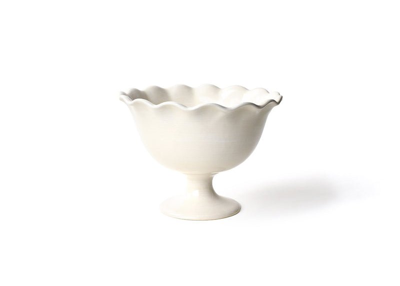 Trifle Bowl Signature White Ruffle - Gaines Jewelers